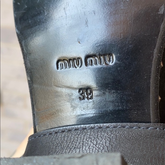 MIU MIU Harness suede boots - Picture 11 of 16